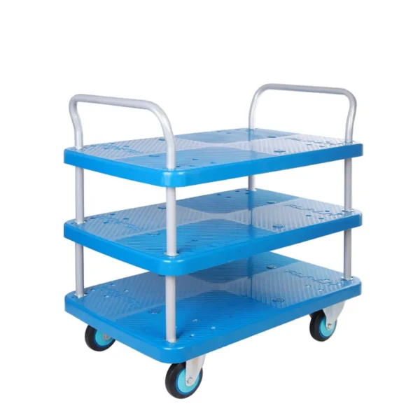 Three Tier Platform Trolley 300kg – Heavy-Duty Transport Cart