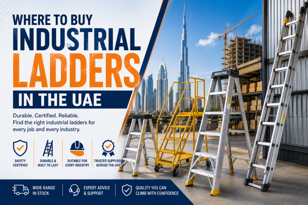 Buy Industrial Ladders in the UAE