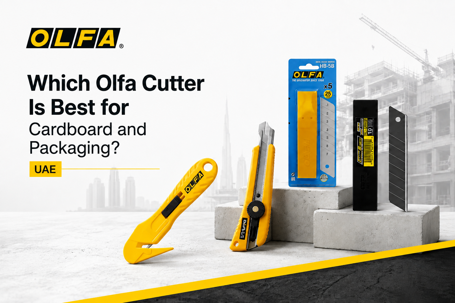 Olfa cutter for cardboard